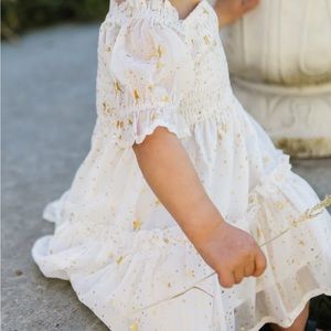 Ivy City Co. starry night dress in cream